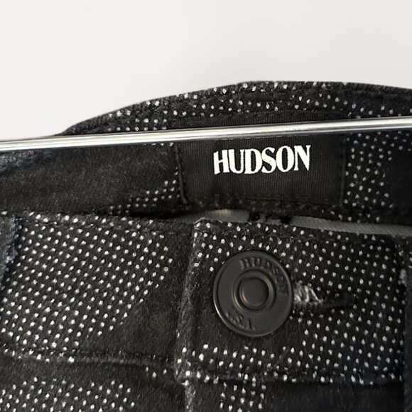Hudson Nico Super Skinny Black Camo Print Jeans Size 24 - Picture 4 of 4